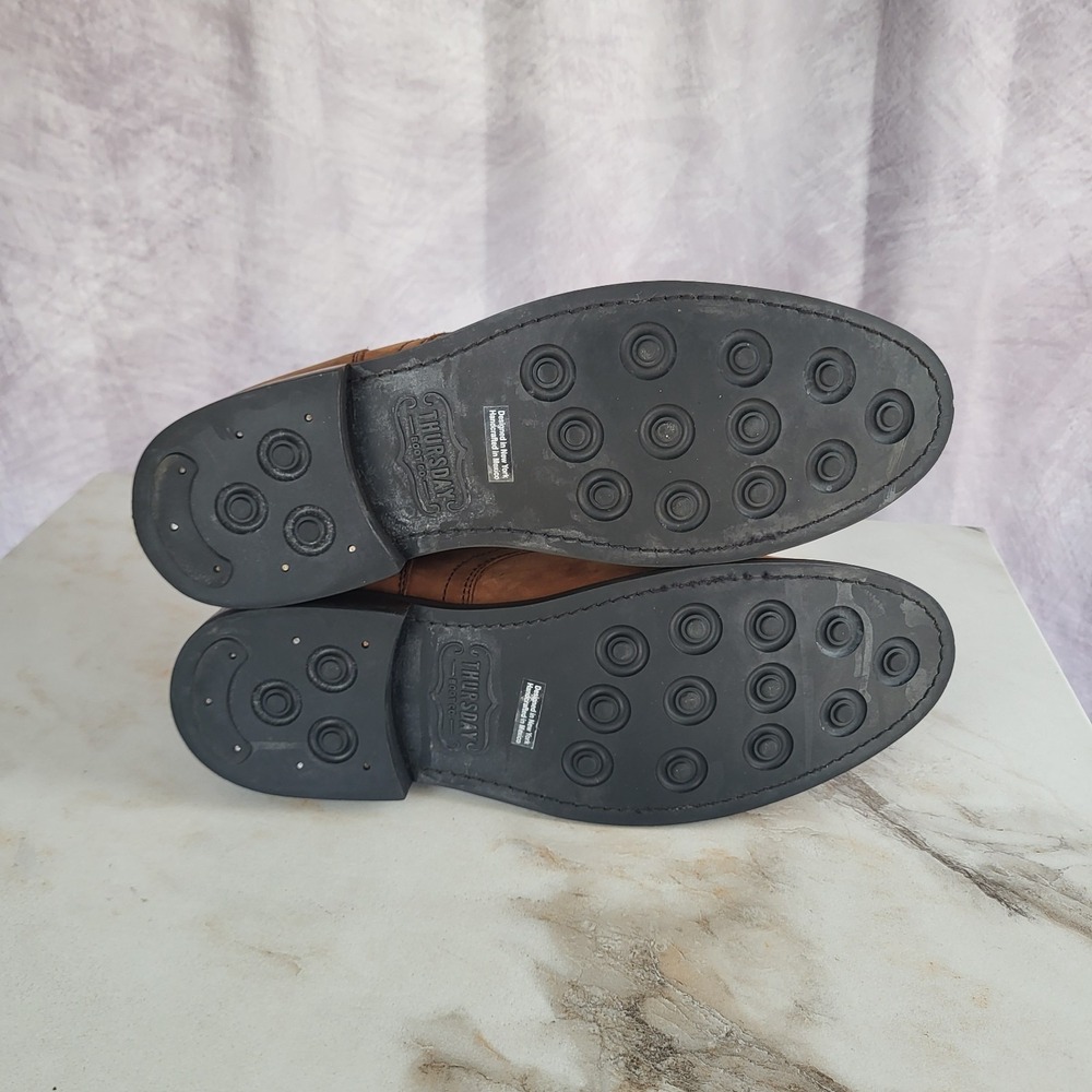 Thursday Captain Cap Toe Boots Size 11.5 Tan - Picture 12 of 15